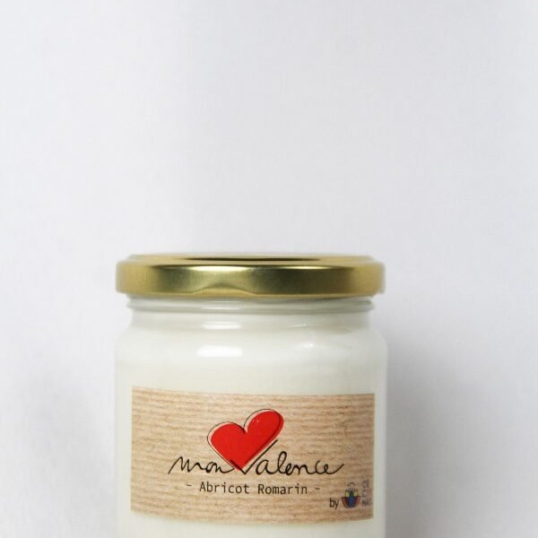 Bougie mon cœur Valence - Abricot romarin
