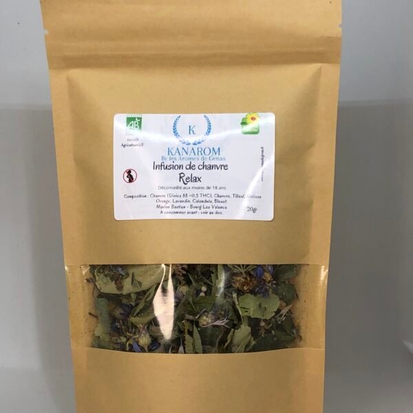 Infusion de Chanvre CBD Relax BIO 20 gr
