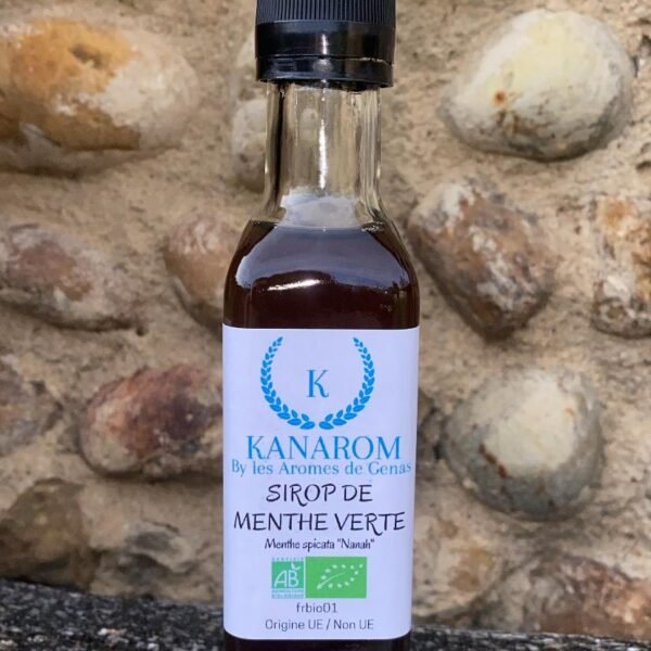 Sirop de Menthe Verte BIO 25 cl